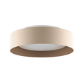 Bromi Design Lynch 15.75 in. 3-Light Sand & Tan Flushmount Ceiling Light B4106ST